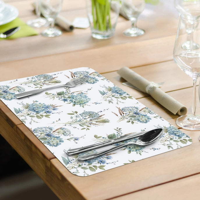 Bohemian Blue Reversible Plastic Placemat
