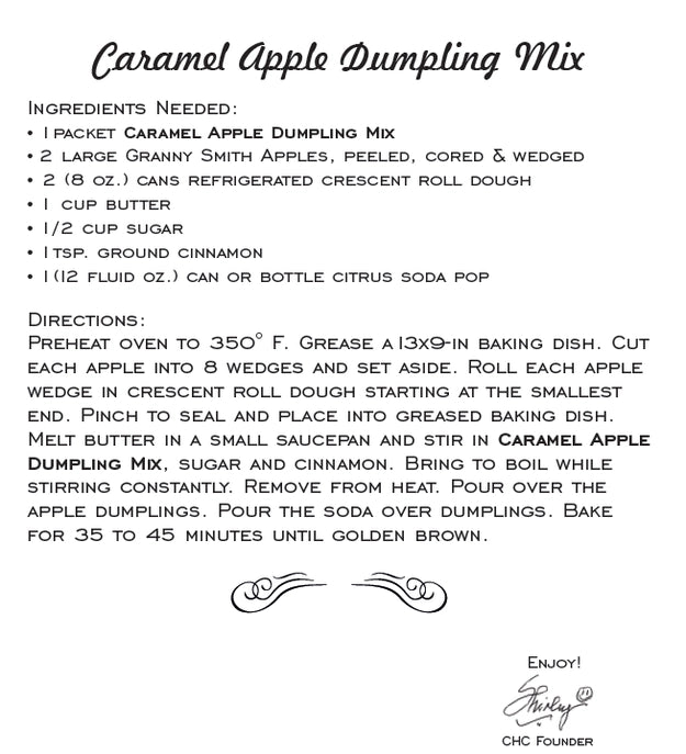 Artisan Kitchen Caramel Apple Dumpling Mix