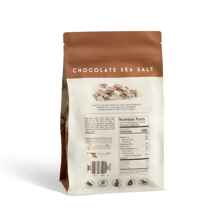 Chocolate Sea Salt Caramel 12oz Gift Pouch