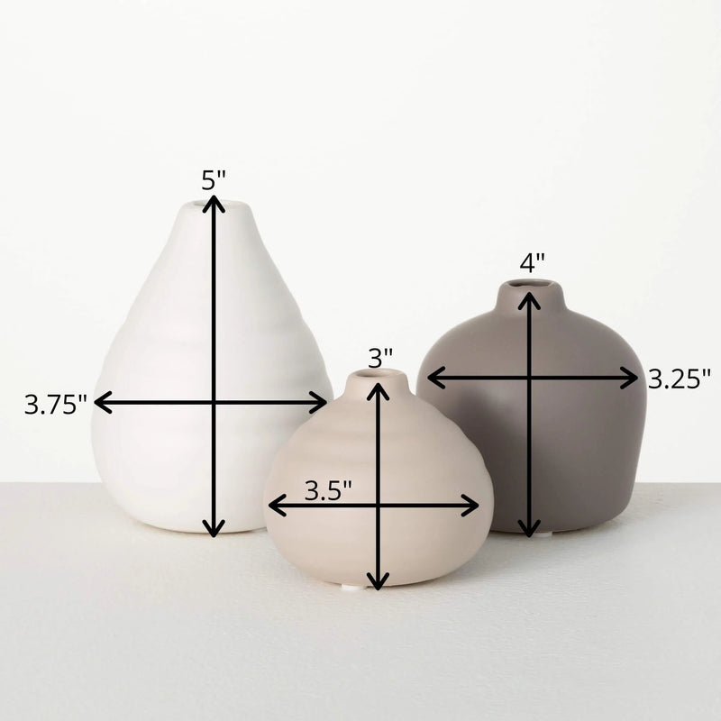 Neutral Compact Vase