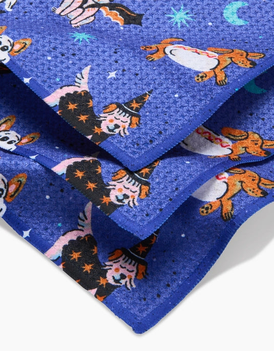 Halloween Hounds Dishcloth Set