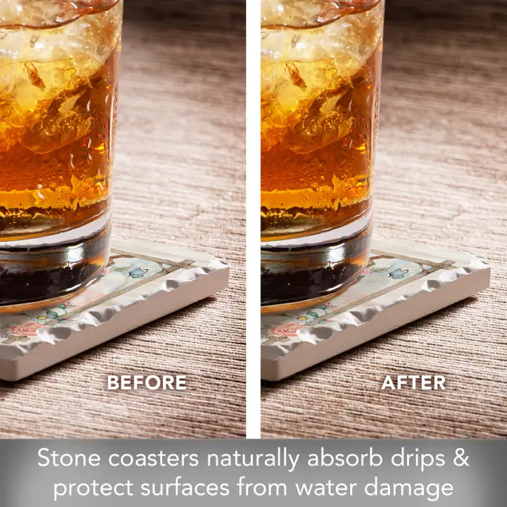 Rosewood Ranch 4 Pack Asst Coaster Set