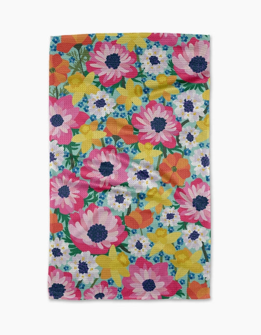 Geometry Tea Towel - Spring Meadow