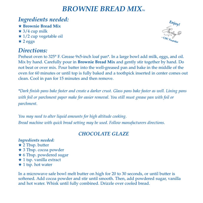 Brownie Bread Mix