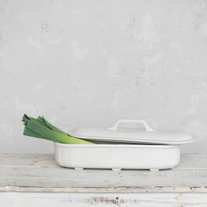 2 Quart Debossed Baking Dish