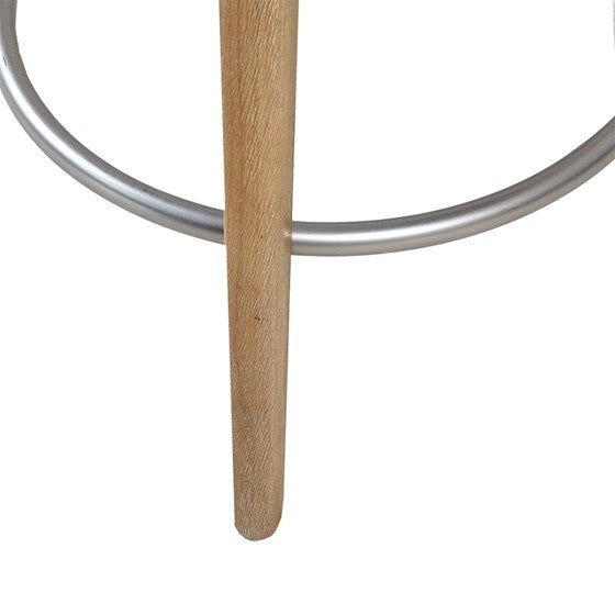 Onyx Upholstered 360 Degree Swivel Counter Stool 26" H