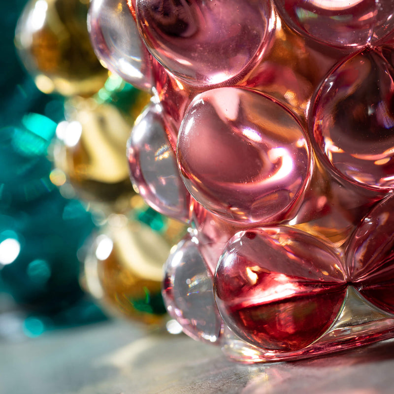 BUBBLE TEXTURE GLASS VOTIVE